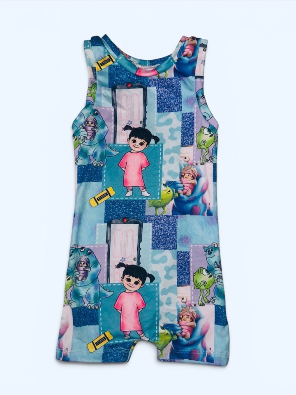 Monster Inc Boutique Baby Romper